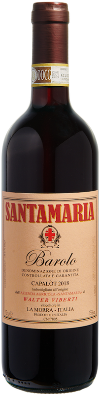 Azienda Agricola Santamaria Capalã Barolo 2019 - Ægte Italiensk Vin