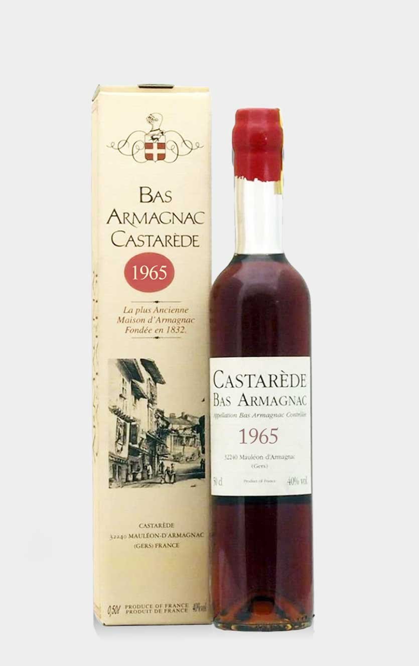 Bas Armagnac Castarede 1965 Vintage - Eksklusiv Fransk Brandy