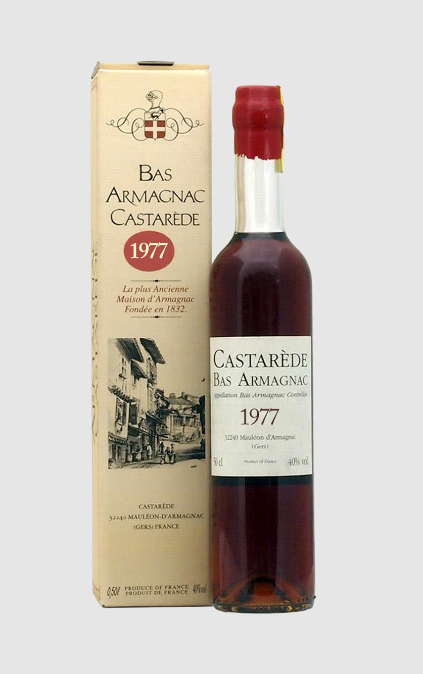 Bas Armagnac Castarede 1977 Vintage - Eksklusiv Fransk Brandy