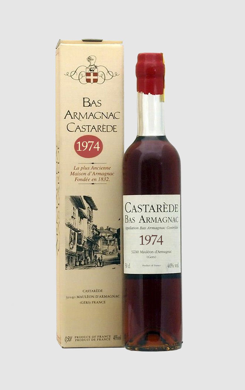 Bas Armagnac Castarede 1976 Vintage - Eksklusiv Fransk Brandy