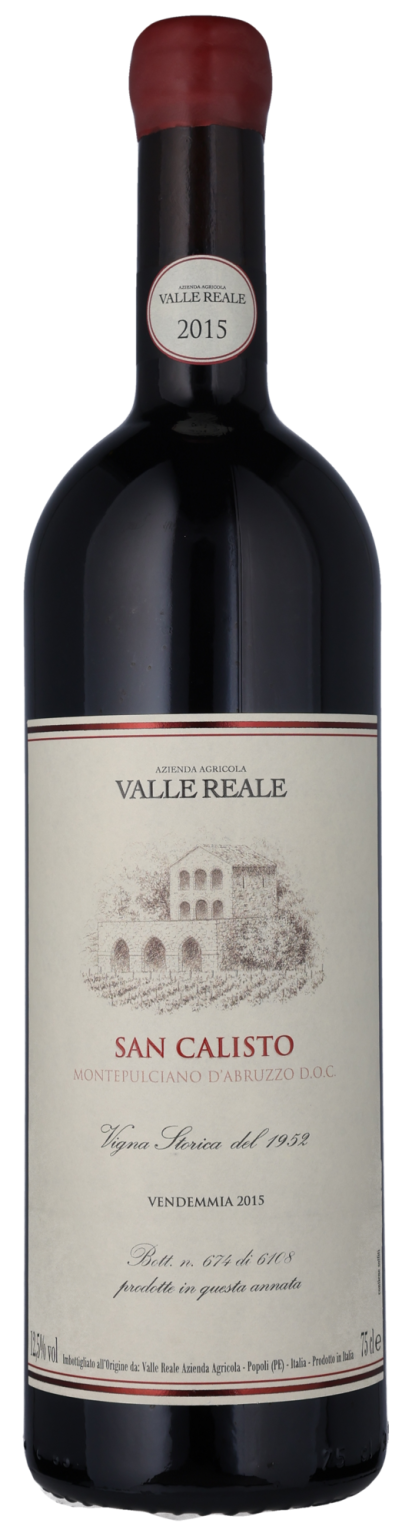- Montepulciano Dabruzzo Bio San Calisto  Valle Reale 2015