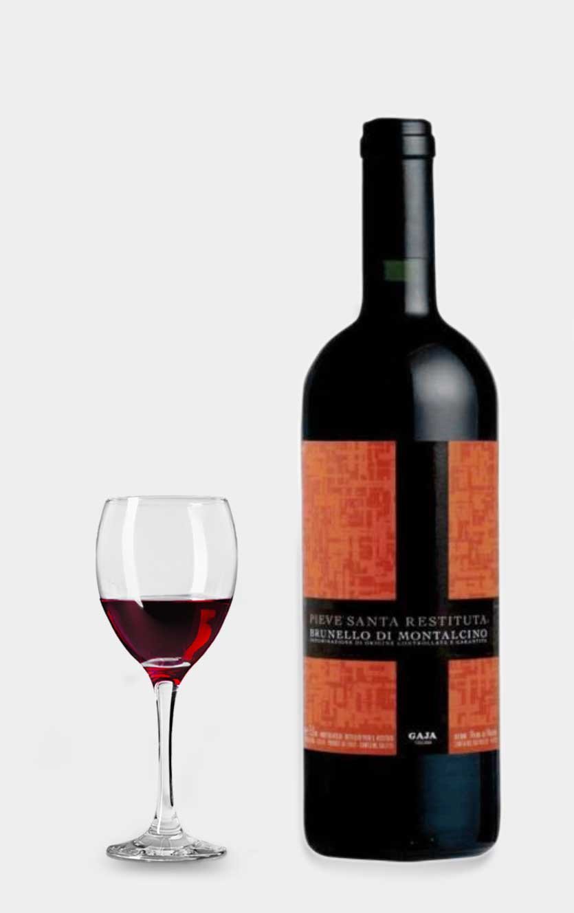 Angelo Gaja Brunello   Montalcino 2018 Pieve Santa Restituta