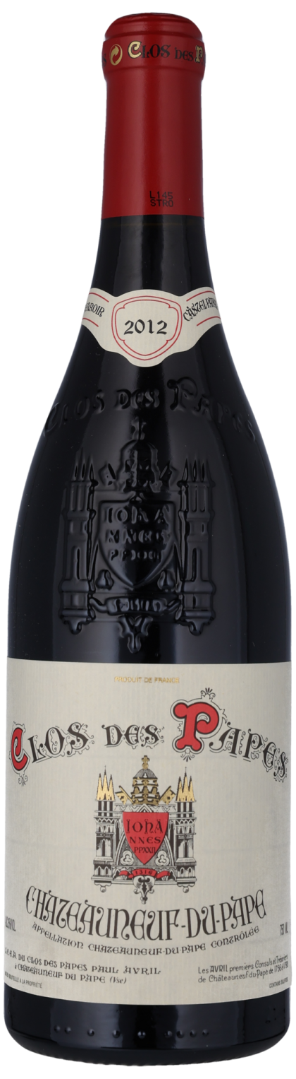 - Chateauneuf   Papes Clos Des Papes 2012
