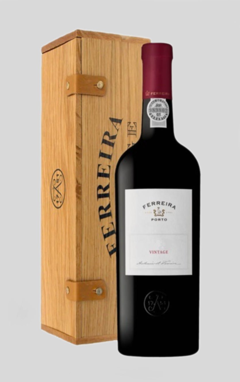Ferreira Vintage Port 2016 i Trækasse - Bedst Anmeldt